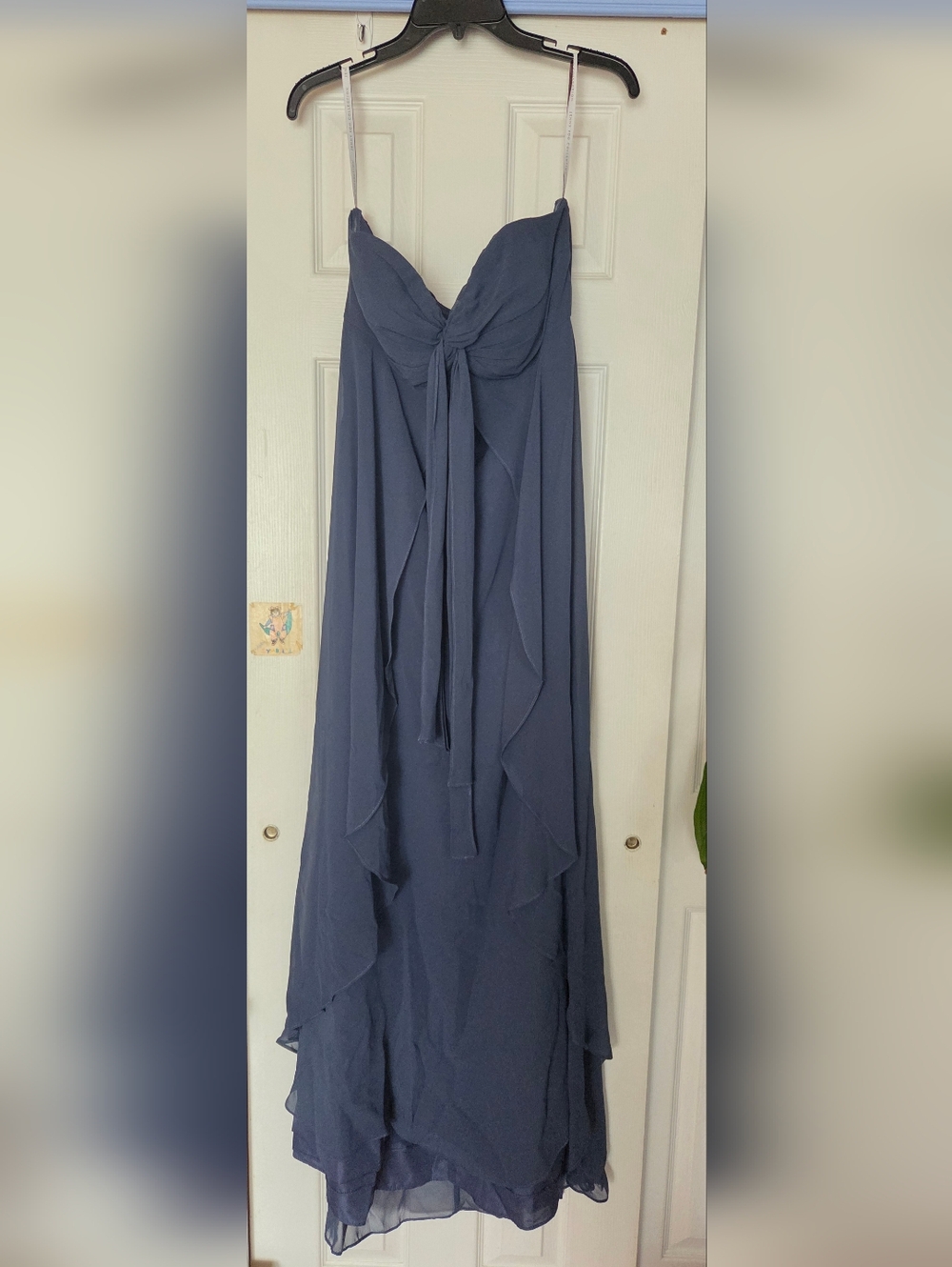 Blue Jenny Yoo Strapless Dress